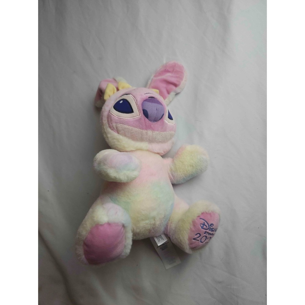 Disney Store Angel Plush‎ Lilo & Stitch 2020 Pastel Tie Dye Stuffed Animal Toy